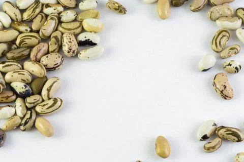 A frame of dry beans Stock Photos