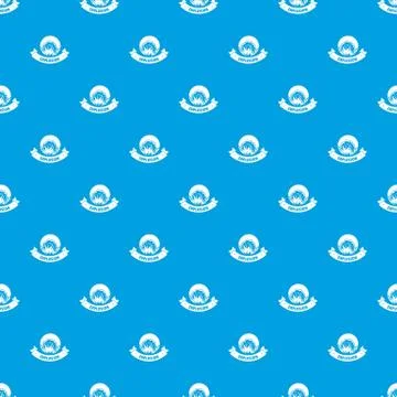 Frame explosion pattern vector seamless blue 스톡 일러스트