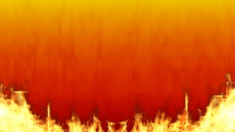 Frame of fire, Below position, motion graphics - Red color background Video stock 108086098