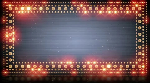 Frame of flashing lighting bulbs loop Stock Footage 35167314