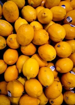 A frame full of lemons Stock Photos