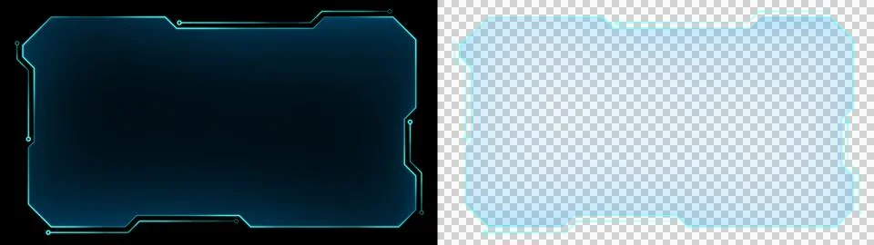 Frame futuristic interface  Stock Illustration