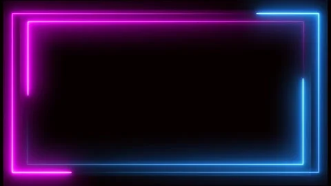 Frame glowing light effect green screen background Stock Footage 270140750