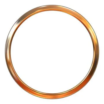 Frame gold ring Stock Illustration