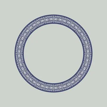 Frame with gray vector abstract Art Nouveau style Stock Illustration