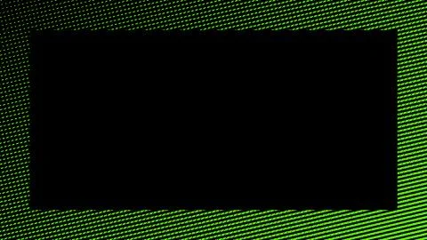 Frame halftone psychedelic border . Graphic trendy syntwave background Stock Illustration