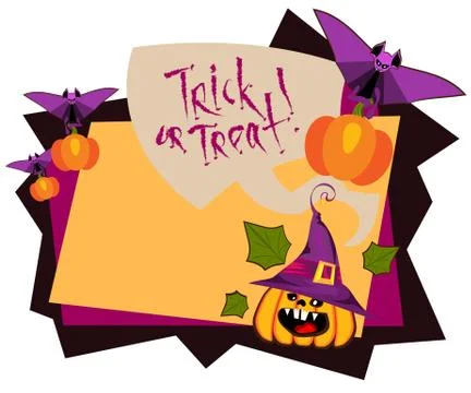 Frame Halloween Day Stock Illustration