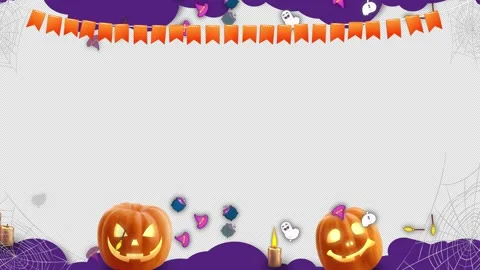 Frame for Halloween Stock Footage 141224606