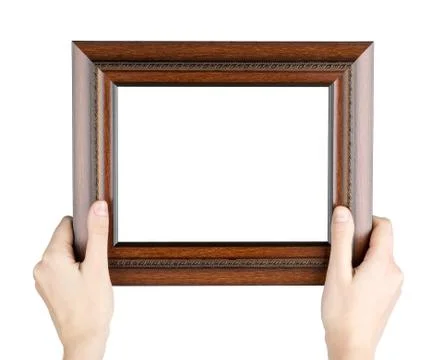 Frame in hand Stock Photos