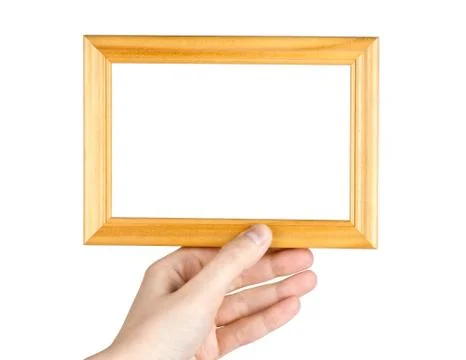 Frame in hand Stock Photos