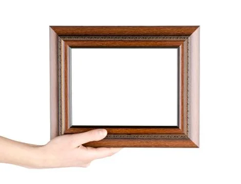Frame in hand Stock Photos