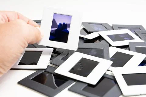 Frame in the hand Stock Photos