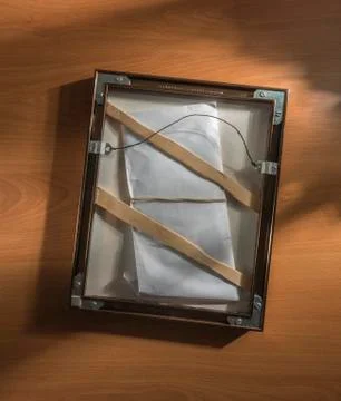 Frame with hidden envelope Stock Photos