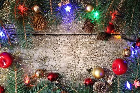Frame for holidays Stock Photos