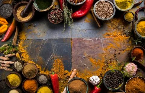 Frame, Hot spices Free Stock Photos