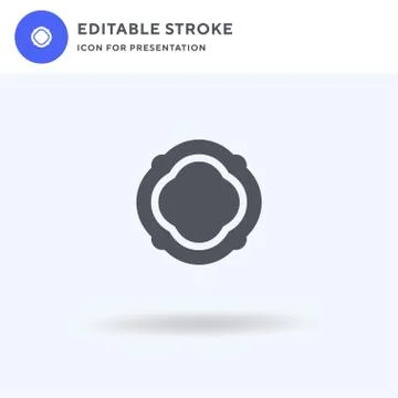 Frame icon vector, filled flat sign, solid pictogram isolated on white, logo Stock Illustration