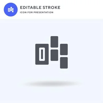 Frame icon vector, filled flat sign, solid pictogram isolated on white, logo Stock Illustration