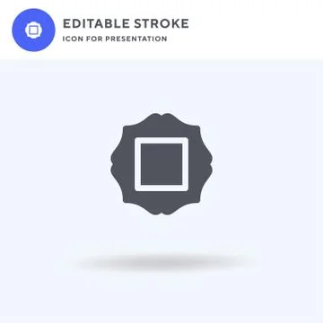 Frame icon vector, filled flat sign, solid pictogram isolated on white, logo イラスト素材