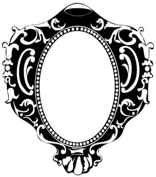 Frame for the image. Stock Illustration