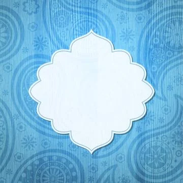 Frame in the Indian style Stock Illustration