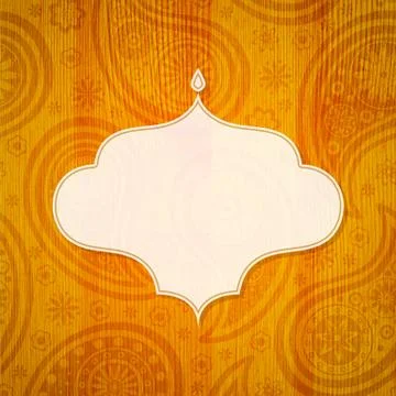 Frame in the Indian style Stock Illustration