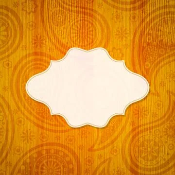 Frame in the Indian style Stock Illustration