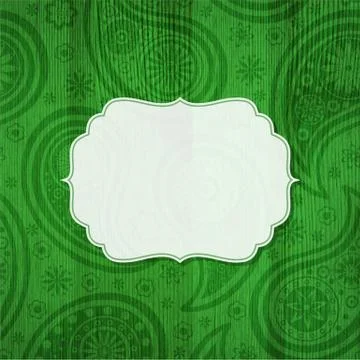 Frame in the Indian style Stock Illustration