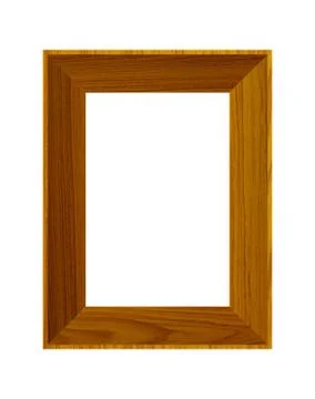 Frame isolate on white Stock Photos