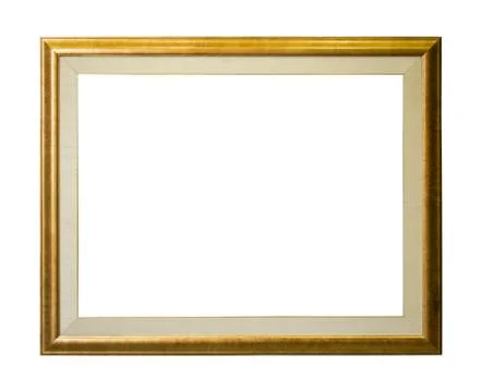 Frame isolate on white Stock Photos