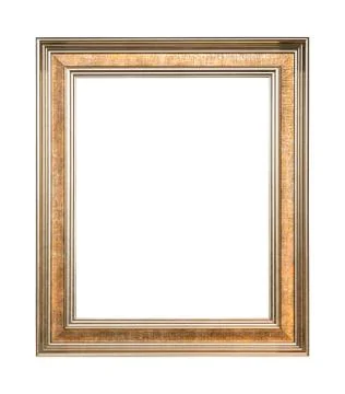 Frame isolate on white Stock Photos