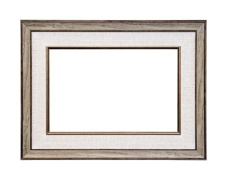 Frame isolate on white Stock Photos