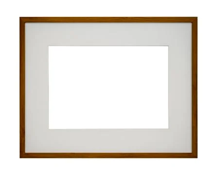 Frame isolate on white Stock Photos