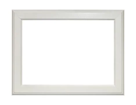 Frame isolate on white Stock Photos