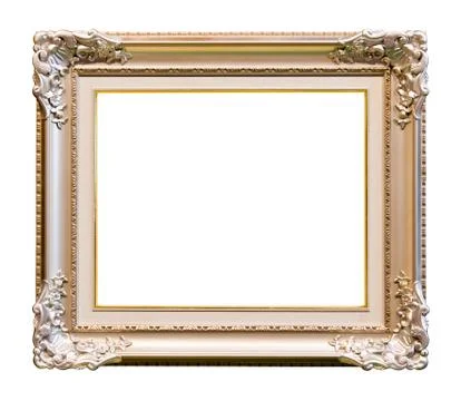 Frame isolated with clipping path Stock Photos