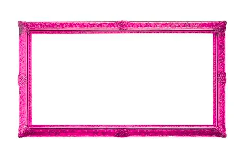 Frame  isolated with clipping path Stock Photos