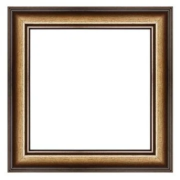 Frame isolated on white Stock Photos