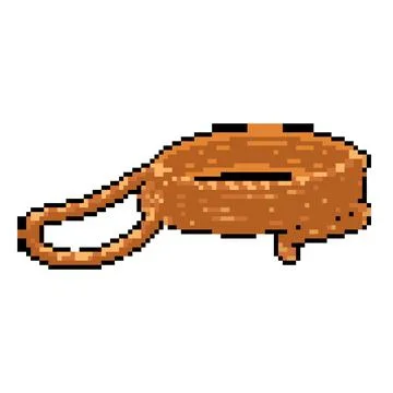 Frame lasso pixel art vector illustration Stock Illustration