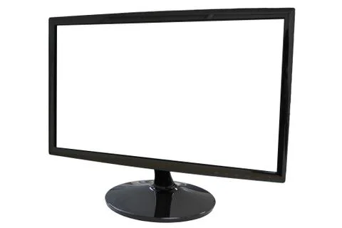 Frame led computer screen. Stock Photos