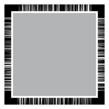 Frame of linen. Geometric vector lines framework Stock Illustration
