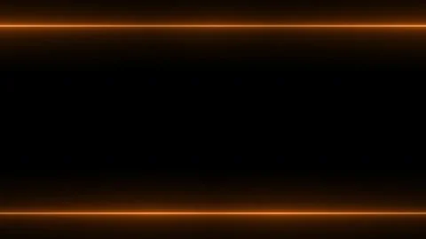 Frame, long rectangular horizontal decorated, fiery orange lines of lighten.. Stock Footage 270317353