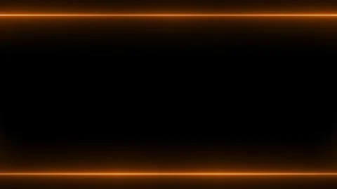 Frame, long rectangular horizontal decorated, fiery orange lines of lighten.. Stockbeeldmateriaal 270317363