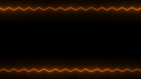 Frame, long rectangular horizontal patterns - top - bottom, fiery, orange l.. Stockbeeldmateriaal 270317340