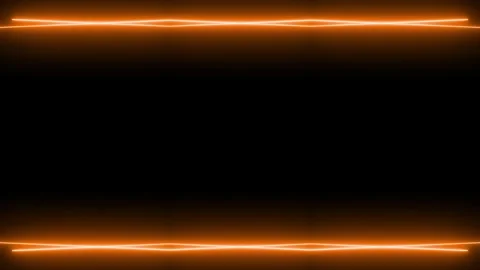 Frame, long rectangular laser horizontal interpenetrating fiery orange line.. Stock Footage 270317347