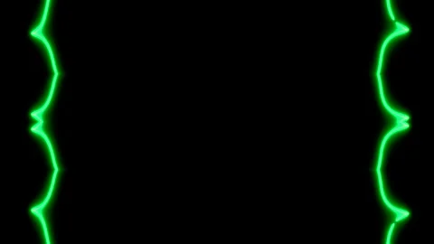 Frame, long rectangular slightly wavy vertical grassy green lines of neon l.. 스톡 동영상 270317577