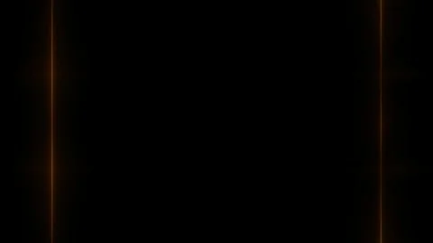 Frame, long rectangular vertical decorated, fiery orange lines of lightenin.. Stockbeeldmateriaal 270317542