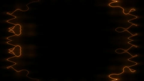 Frame, long rectangular vertical decorated, forming a square, orange, golde.. 스톡 동영상 270318000