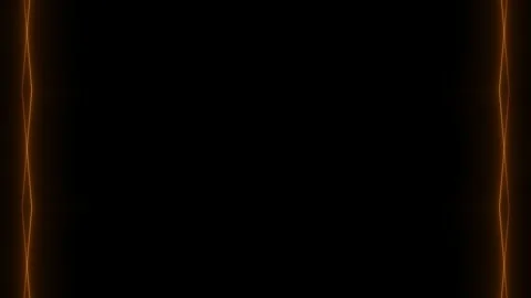 Frame, long rectangular vertical laser interpenetrating fiery, orange lines.. Stock Footage 270317535