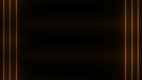 Frame, long rectangular vertical triple fiery, orange lines of lightening a.. Stockbeeldmateriaal 270317505