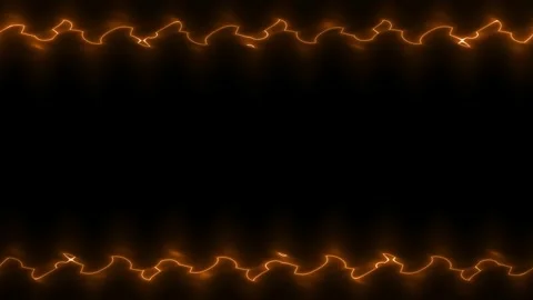 Frame, long wavy rectangular horizontal patterns - top - bottom, fiery, ora.. 스톡 동영상 270317748