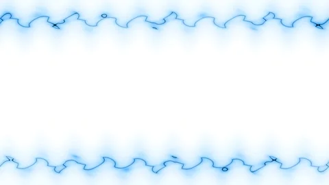 Frame, long wavy rectangular horizontal patterns - top - bottom, blue lines.. Stock Footage 270317872